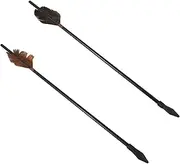 Milisten 2pcs Pot Arrow Funny Toss Arrow Toss Game Throwing Pot Archery Party Arrow Throw for Funny Arrow Tossing Arrow Arrows Pot Toss Arrow Pot Throwing Arrow Black Wood