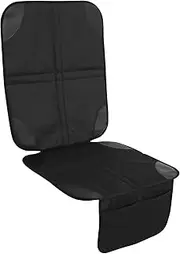 Child Car Seat Protector Oxford Fabric Non-Slip Back Under Baby Car Seat Protector with Mesh Storage Bag Waterproof Child Car Seat Cushion Waterproof Padding Protector for Infant Toddler