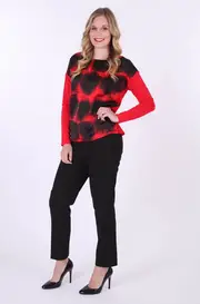 Modal Boat Neck L/S Tee--ESP-J2N636