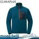 【Mont-Bell 日本 男 CP100 PULLOVER 刷毛上衣《藍黑》】1106593/開襟衣/彈性//悠遊山水