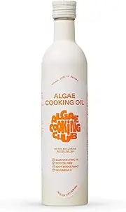 Algae Cooking Club Chef-Grade 100% Algae Cooking Oil, 535 F High Smoke Point, High Oleic, Neutral, Seed-Oil Free, Versatile, Frying, Grilling, Baking and Salads (1, 16, Fl Oz)
