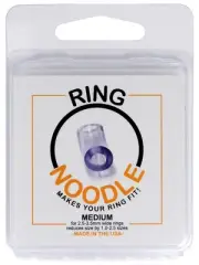 The Original RING NOODLE by PGC Inc - 6 Pack (MEDIUM) Ring Guard / Ring Sizer