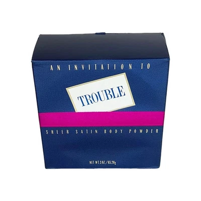 Trouble by Revlon Sheer Satin Body Powder 3 oz