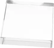 Elegant Crystal Square Paperweight Decorative Glass Desktop Ornament for Office Home