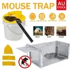 AU Humane Rat Trap Cage Live Animal Catch Pest Rodent Mouse Bait Control Box