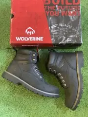 Wolverine Floorhand Boots. Men’s 10 M Black Leather Steel Toe