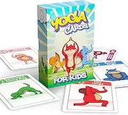 Yoga Pose and Breathing Exercise Cards for Kids - Promote Mindfulness, Meditation, and Self Care for Children - Fun Preschool Game with Easy to Read Steps - Teach Kids Mindfulness Tools Through Yoga