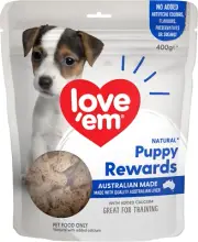 Love'Em Puppy Reward Dog Treats 200G - Small-Sized Treats for Training & Growing