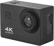 4K Action Camera, Waterproof Sports Camera with 170°Wide, 2.0 Inch IPS Screens Wearable Cycling Camera, Stabilization, Live Streaming