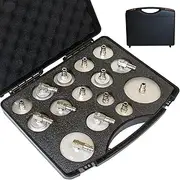 Brake Bleeding Adapter Kit,Master Cylinder Bleeder Cap, Universal Brake Fluid Bleeder Kit 15PCS