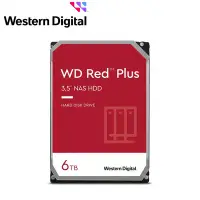 在飛比找Yahoo奇摩購物中心優惠-WD 紅標Plus 6TB 3.5吋NAS硬碟 WD60EF