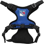 Littlearth Unisex-Adult NHL New York Rangers Front Clip Pet Harness, Team Color, Medium