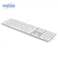 在飛比找momo購物網優惠-【Matias】USB Wired Aluminum Mac