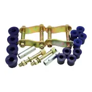 SuperPro Rear Greasable Shackle and Bush Kit for Isuzu D-MAX TFR TFS 2WD Std