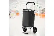 Emajin Shopping Trolley Cart Foldable 45KG Black