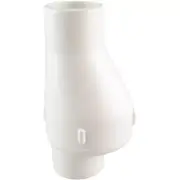 2" PVC Swing Check Valve, 1/2# Spring, Slip Union