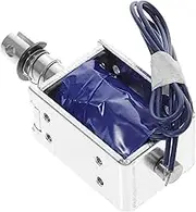 Dc 12v 1.2a Frame Solenoid Electromagnet Linear Push Pull Type 10mm for Appliances