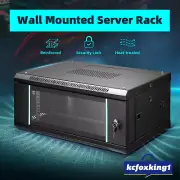 450mm Deep Server Cabinet Network Data LAN Rack 4U Wall Mounted Lockable Door