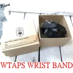 BLACK近全新WTAPS西山徹著用WRIST BAND搖滾風ROCKER龐克牛皮雙環/皮手環