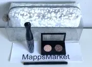 NIB MAC Snow Ball Eye Bag in SMOKY GOLD ~ Photogravure, Just Gleaming & Snowdusk