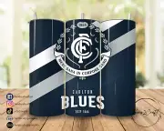 AFL Carlton Blues Tumbler Skinny 20oz / Carlton Cup / Afl Cup / Carlton Fan