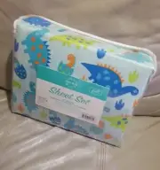 NEW Kids Dinosaurs Full Size Sheet Set Bedding, easy care polyester