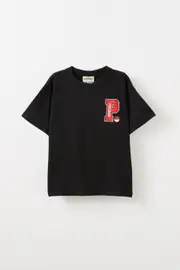 [Cotton On Kids] Cotton On Kids - Pokémon Drop Shoulder Short Sleeve Tee - Lcn pok black/pokemon gotta catch em all 6 LCN POK BLACK/POKEMON GOTTA CATCH EM ALL