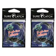 2x Surecatch Tangle Free Salmon Rig with Chemically Sharpened Hooks Size 3/0