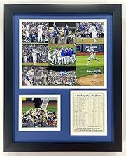 Los Angeles Dodgers | 2024 World Series Champions | Framed Photo Collage Memorabilia | (Mosaic, 12"x15", Framed)