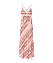 Missoni Zig Zag Pattern Long Patchwork Dress IT40,IT44,IT42 Multicoloured