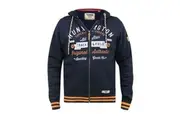 Duke Mens D555 Flanders Printed Full Zip Hoodie (Navy) - UTDC498