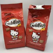 Goldfish Hello Kitty Strawberry Shortcake Grahams Limited Edition 6.1oz 2 Packs