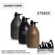 【露營趣】ADAMOUTDOOR ADWB-270BB 304 不鏽鋼雙層砲彈保溫瓶 軍風 保冰 保冷 2700ml 保溫瓶 水壺 保冷瓶 野餐 露營 野營