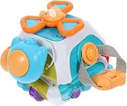 Totority Toddler Travel Toy Busy Cube for Toddlers Educational Learning Sensory Toy Preschool Basic Skills Toys 10 Busy