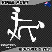 Japanese Style Doggy Sticker Decal Car Ute Funny Rude Adult JDM Window Vinyl Van