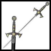 40 inch Knight Templar Sword with Alloy Steel Handel