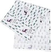 Washing Machine Cover Fridge Protector Deer Design Single Door with Side Pocket for Storage Keeps Appliances Clean Extends Lifespan