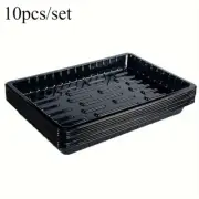 10Pcs/Set Seedling Trays for Plants Flowers Fruits Vegetables Reusable Nursery P