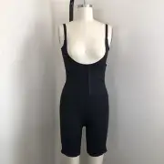 Nicole Miller Open Bust Scuba Bodysuit Size Large