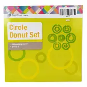 Matildas Own Circle Donut Template Set 3/8" to 2" - 14 pcs