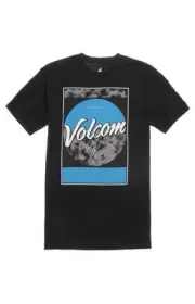 Volcom Stone Circle Block Tee Mens Black T-Shirt New NWT