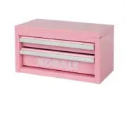 Kobalt Mini 10.83-in W x 5.91-in H x 5.91-in D 2-Drawer Pink Steel Tool Box