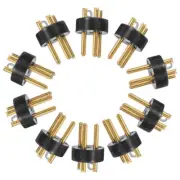 10 Pcs XLR Accessories Microphone Connectors Audio Adapter Condenser