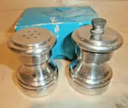 Pretty RAIMOND Pewter Peppermill set: grinder & shaker NIB