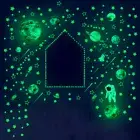 849 Wall Glow In The Dark Outer Space Stickers Kid Nursery Bedroom Ceiling√