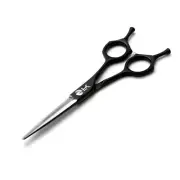 Very Sharp Kobaruto Rebel - 440c Silver Black Cobalt 5.5" Barber Scissors Sty...