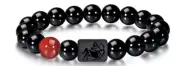 Horoscope Zodiac Sagittarius Tiger Eye Good Luck Bracelet Double Sided