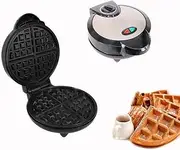 4-Slice Mini Waffle Maker Machine Belgian Waffle Maker Non-Stick Double-Sided Uniform Heating for Fluffy Golden Waffles, Paninis, Hash Browns Gift Ideas