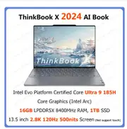Lenovo ThinkBook X 2024 AI Laptop Ultra 9 185H/5 125H 16G/32G+1T/2TB SSD 13.5" 2.8K 500nits TouchScreen Computer Notebook New PC Ultra 9 16G 1TB