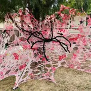 450 Sqft Spider Web Halloween Decor Flexible Spider Webbing for Yard Patio Lawn